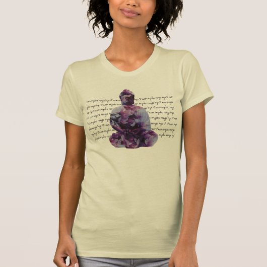 Cherry Blossom Buddha NMRK T-shirt (Voorkant)