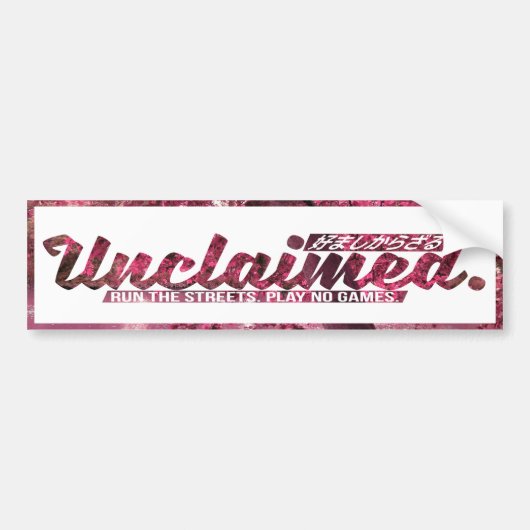 Cherry Blossom Bumpersticker (Voorkant)