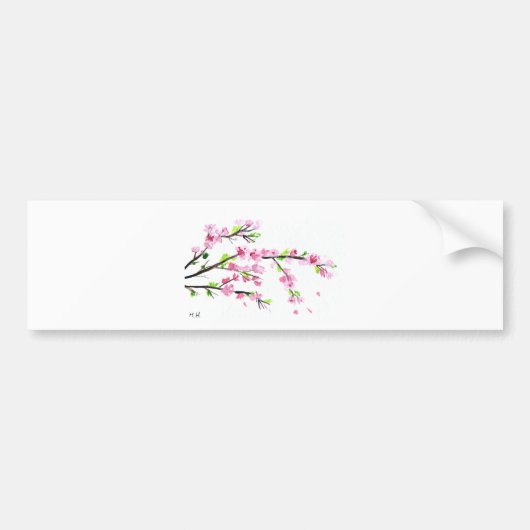 Cherry blossom bumpersticker (Voorkant)