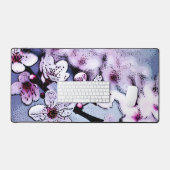 Cherry blossom bureaumat (Keyboard & Muis)