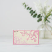 Cherry Blossom - Business Visitekaartje (Staand voorkant)