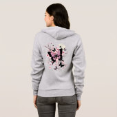 Cherry Blossom Butterflies Hoodie (Achterkant volledig)
