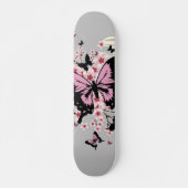 Cherry Blossom Butterflies Persoonlijk Skateboard (Voorkant)