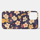 Cherry Blossom Butterfly Aziatische print Case-Mate iPhone Case (Achterkant (horizontaal))