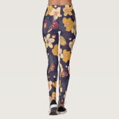 Cherry Blossom Butterfly Aziatische print Leggings (Achterkant)