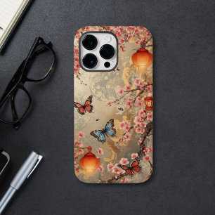 Cherry Blossom Butterfly Lantern Case-Mate iPhone 14 Pro Max Hoesje