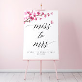 Cherry Blossom Butterfly Pink Vrijgezellenfeest Si Poster
