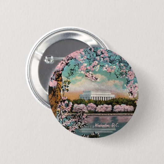 Cherry Blossom Button (Voorkant /achterkant)