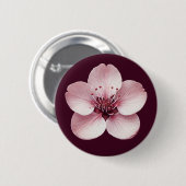 Cherry Blossom Button (Voorkant /achterkant)