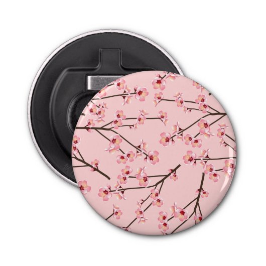 Cherry Blossom Button Flesopener (Voorkant)