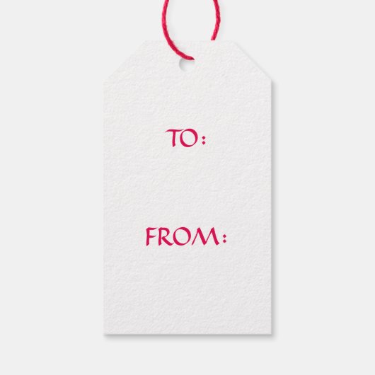 Cherry Blossom Cadeau Labels Cadeaulabel (Achterkant)