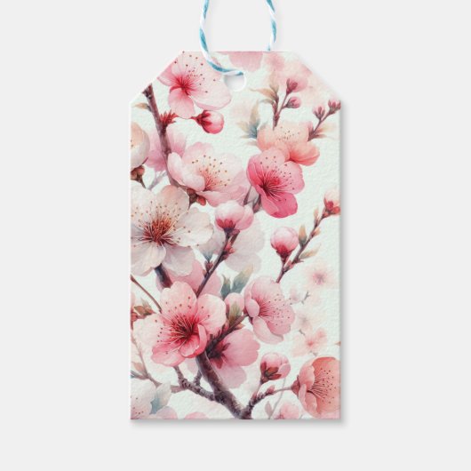 Cherry Blossom Cadeaulabel (Voorkant)