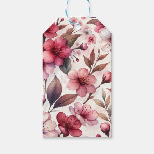 Cherry Blossom Cadeaulabel (Voorkant)