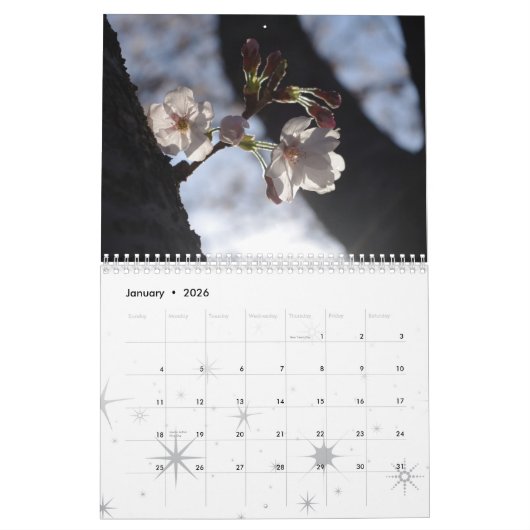 Cherry Blossom Calendar 2015 Kalender (Jan 2026)
