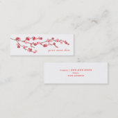 Cherry Blossom Calling Cards Contactkaartje (Voorkant / Achterkant)