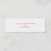 Cherry Blossom Calling Cards Contactkaartje (Achterkant)