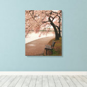 Cherry Blossom Canvas (Insitu (Houten vloer))