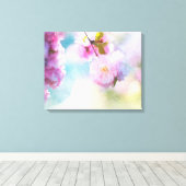 Cherry Blossom Canvas Afdruk (Insitu (Houten vloer))