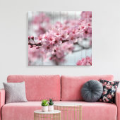 Cherry Blossom Canvas Afdruk (Insitu (Woonkamer))
