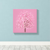 Cherry Blossom Canvas Afdruk (Insitu (Houten vloer))