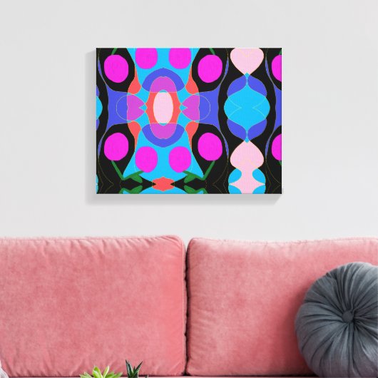 Cherry blossom canvas afdruk (Insitu (Woonkamer))