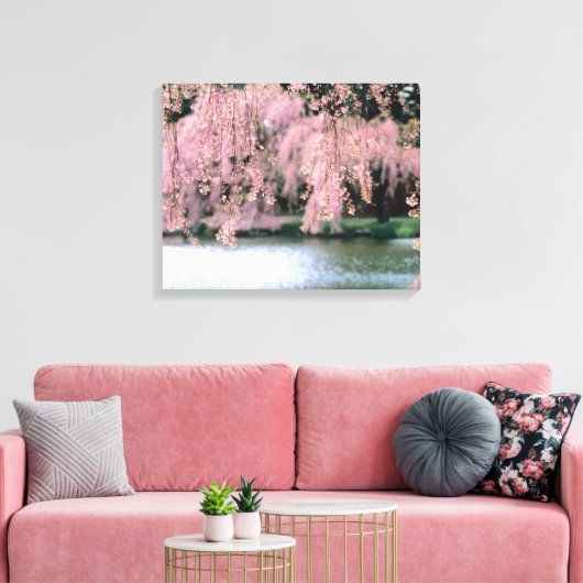 Cherry Blossom Canvas Afdruk (Insitu (Woonkamer))