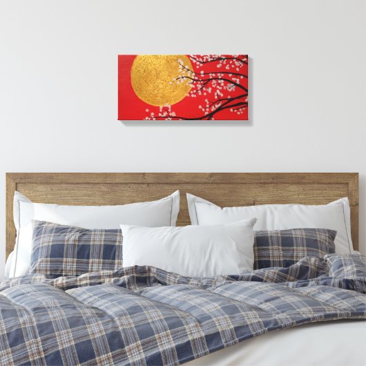 Cherry Blossom Canvas Afdruk (Insitu (Slaapkamer))
