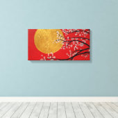 Cherry Blossom Canvas Afdruk (Insitu (Houten vloer))