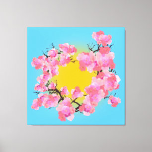 Cherry Blossom Canvas Afdruk