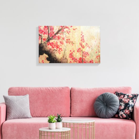 Cherry Blossom Canvas Afdruk (Insitu (Woonkamer))