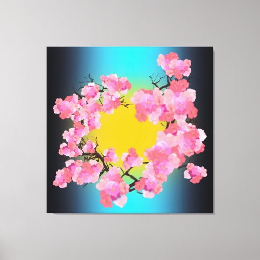 Cherry Blossom Canvas Print (Voorkant)