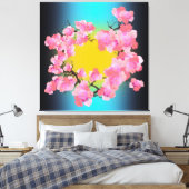 Cherry Blossom Canvas Print (Insitu (Slaapkamer))