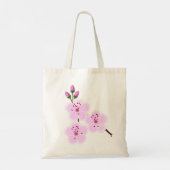 Cherry Blossom Canvas tas (Achterkant)
