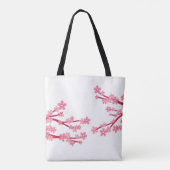 Cherry Blossom Canvas tas (Achterkant)