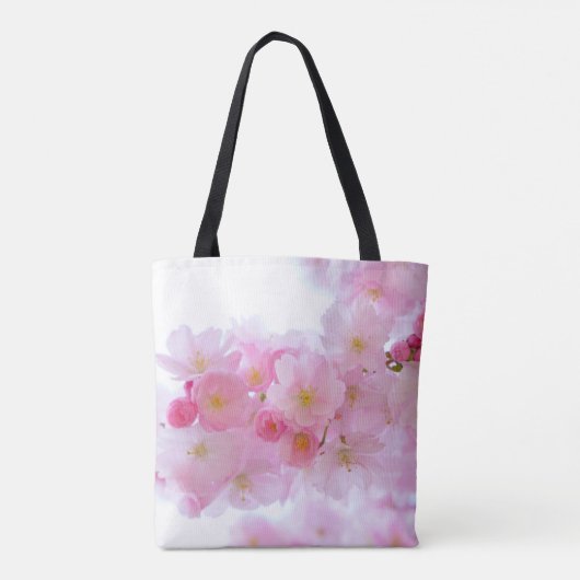 Cherry Blossom Canvas tas Custom (Achterkant)