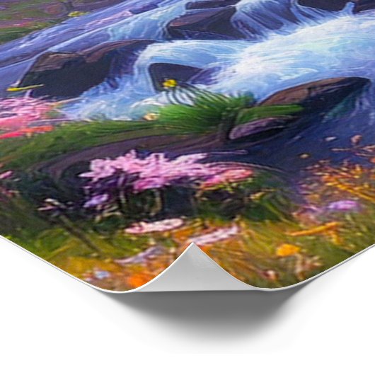 Cherry Blossom Cascade Poster (Hoek)