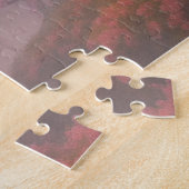 Cherry Blossom Castle in Spring Mist Legpuzzel (Zijkant)