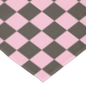 Cherry blossom checkered board pattern tafelkleed (Gekanteld)