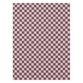 Cherry blossom checkered board pattern tafelkleed (Voorkant)