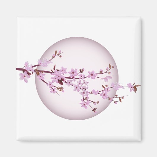 Cherry Blossom Cherry Tree Japan Sakura Magneet (Voorkant)