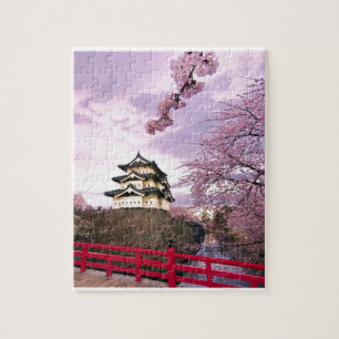 Cherry Blossom Chinese Castle Legpuzzel