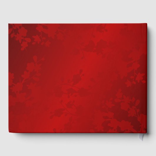 Cherry Blossom Chinese Wedding Gastenboek (Achterkant)