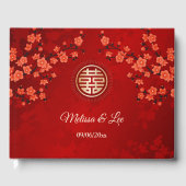 Cherry Blossom Chinese Wedding Gastenboek (Voorkant)