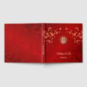 Cherry Blossom Chinese Wedding Gastenboek (Volledig)