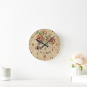 Cherry Blossom Clock Ronde Klok (Huis)