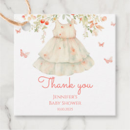 Cherry Blossom Clothesline Baby shower Bedankt Bedankjes Labels
