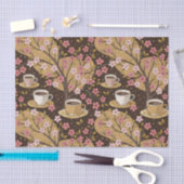 Cherry Blossom Coffee Cozy Pattern (8) Tissuepapier (Craft)