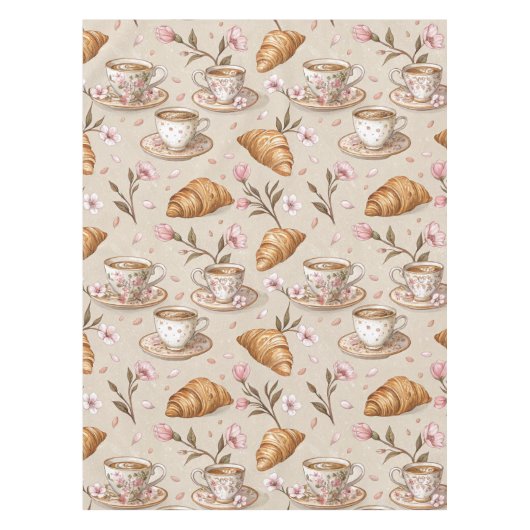 Cherry Blossom Coffee Cozy Pattern (9) Tafelkleed (Voorkant)