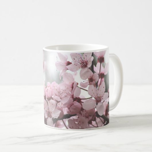 Cherry Blossom Coffee Mok Gepersonaliseerd (Voorkant rechts)