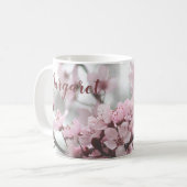 Cherry Blossom Coffee Mok Gepersonaliseerd (Voorkant links)